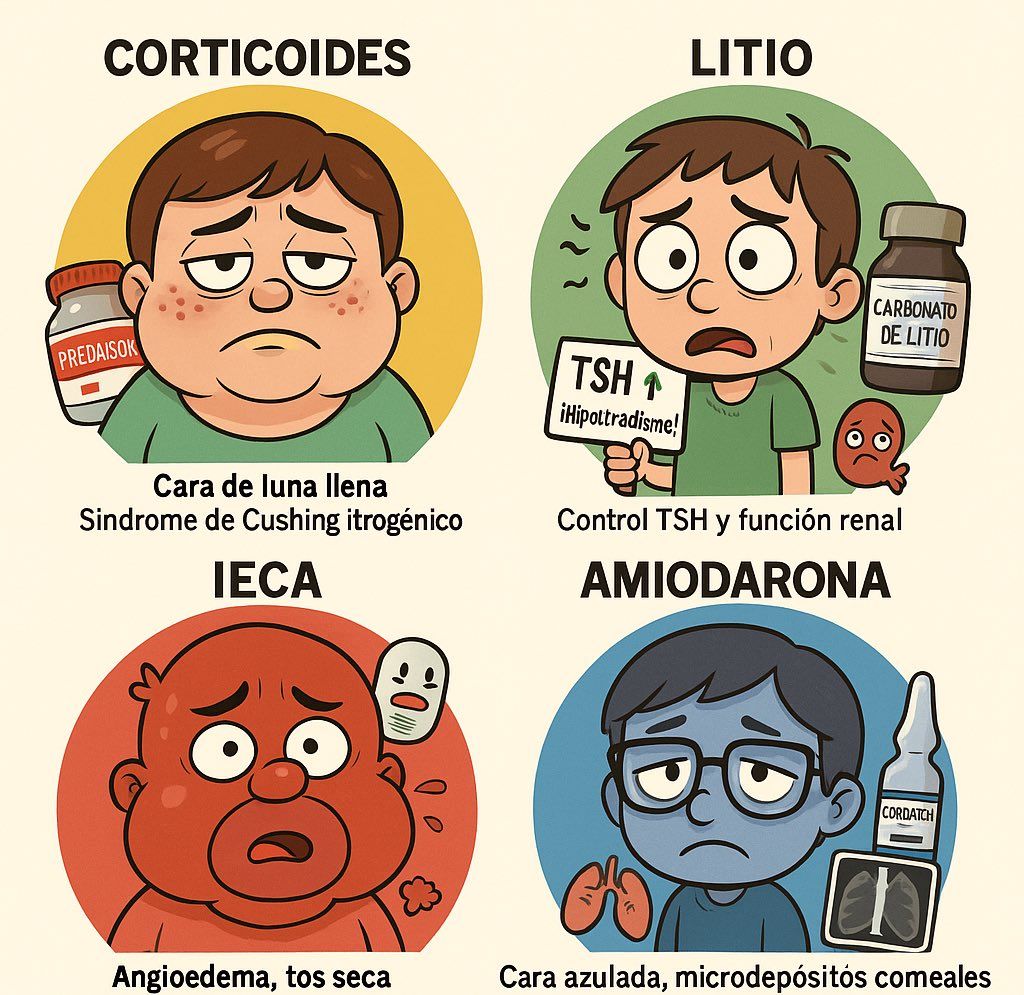 Fármacos que se notan en la cara
