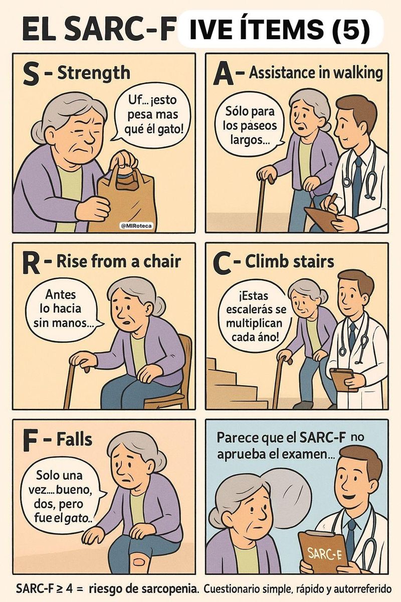 Cuestionario SARC-F (cribado de sarcopenia)