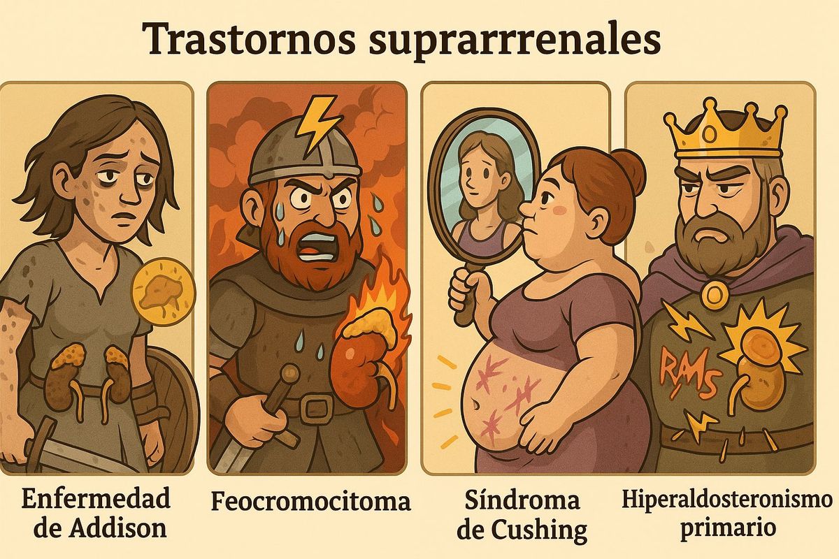 Trastornos suprarrenales de un vistazo